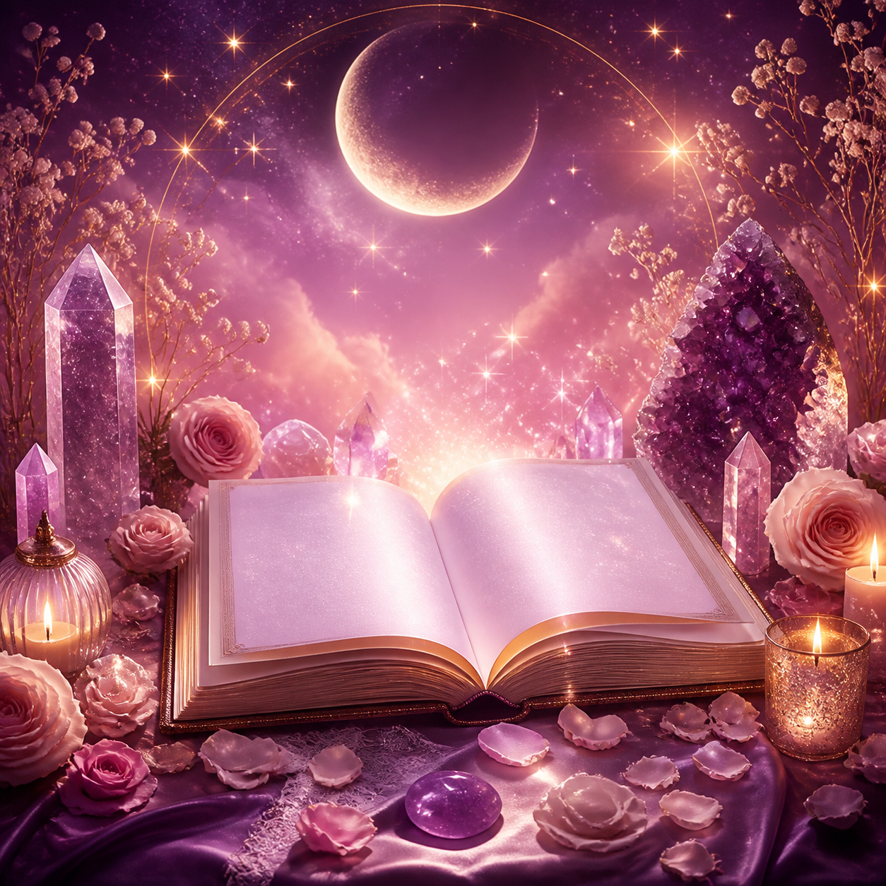 Positive spiritual intention for love, protection and new beginnings